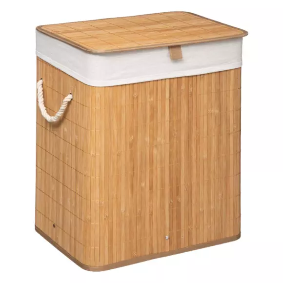 Eminza Panier à Linge En Bambou (H50 Cm) Nuevo Naturel