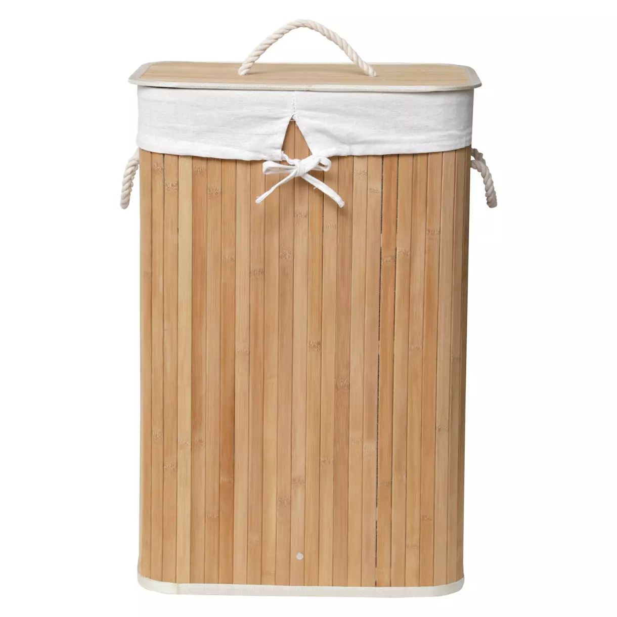 eminza Panier à linge en bambou (H60 cm) Anako Naturel