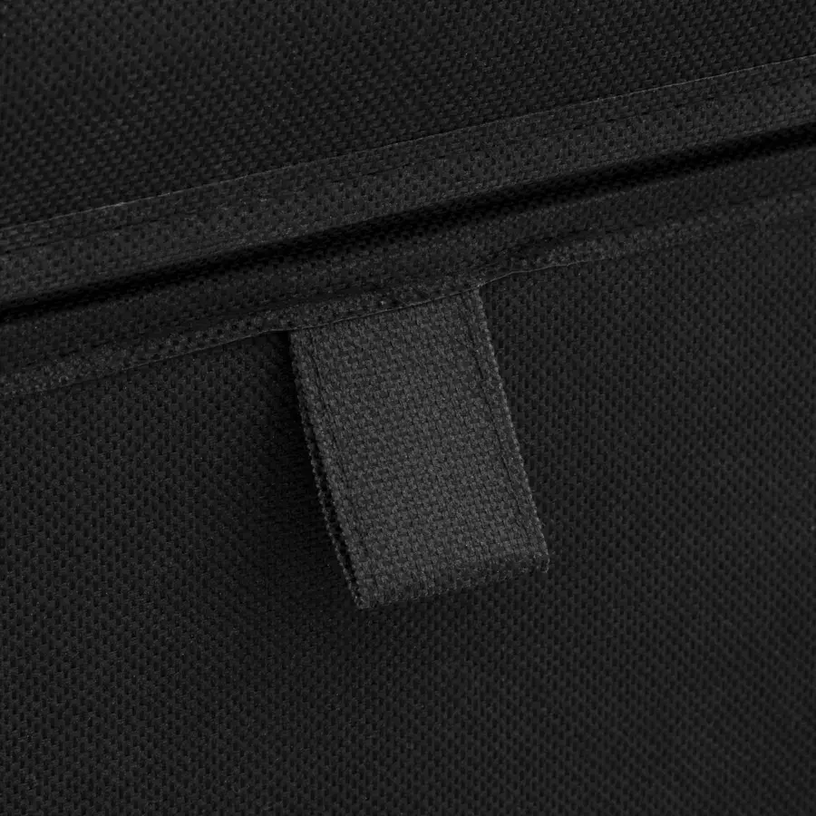 Eminza Panier à Linge Pliable (36 X 36 X 55 Cm) Colorama Noir