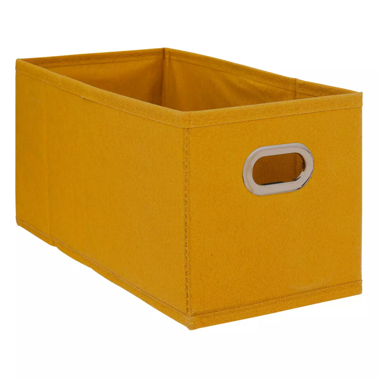 eminza Panier de rangement (15 x 31 cm) Helena Jaune Moutarde