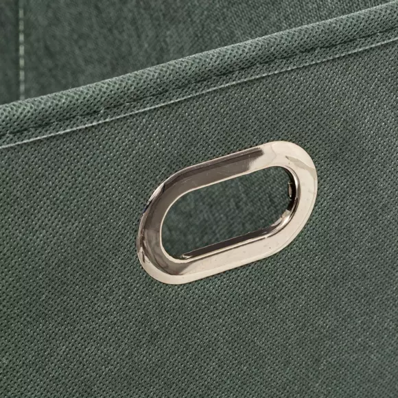 Eminza Panier De Rangement (15 X 31 Cm) Helena Vert Kaki