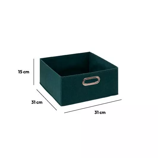 Eminza Panier De Rangement ( 31 X 15 Cm) Helena Bleu Pétrole