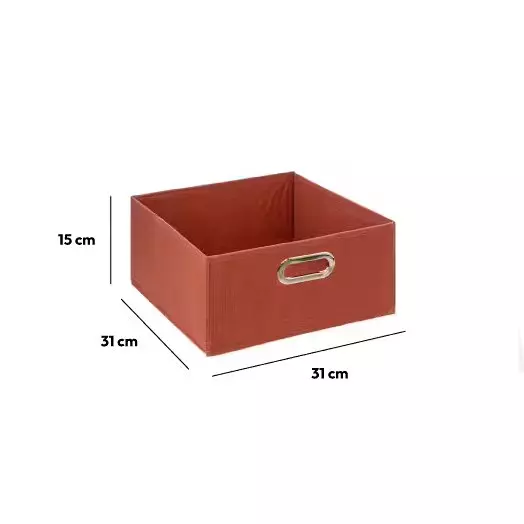 Eminza Panier De Rangement ( 31 X 15 Cm) Helena Terre De Sienne