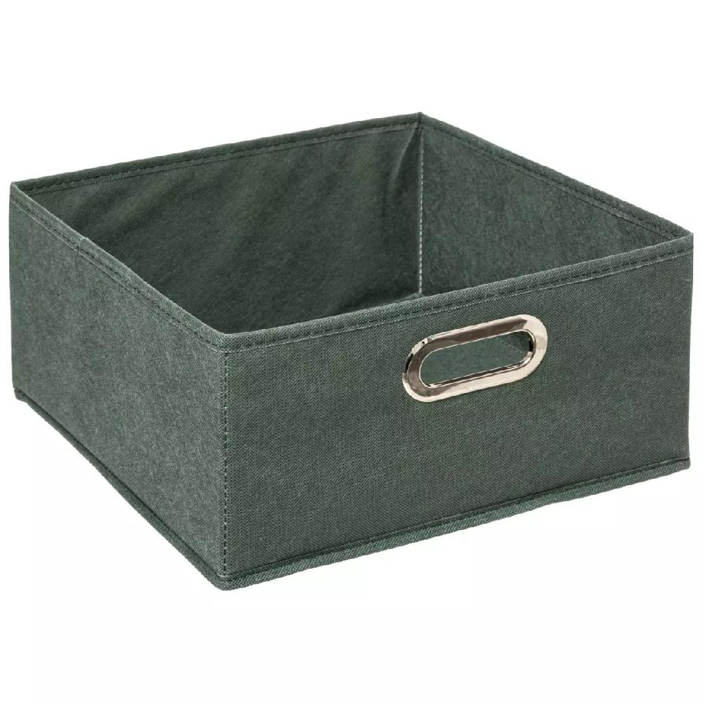 eminza Panier de rangement (31 x 15 cm) Helena Vert kaki