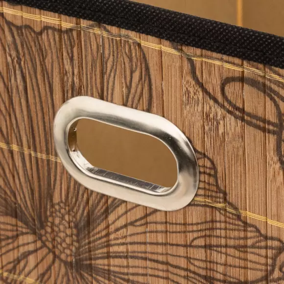 Eminza Panier De Rangement (31 X 31 Cm) Blackflora Bois