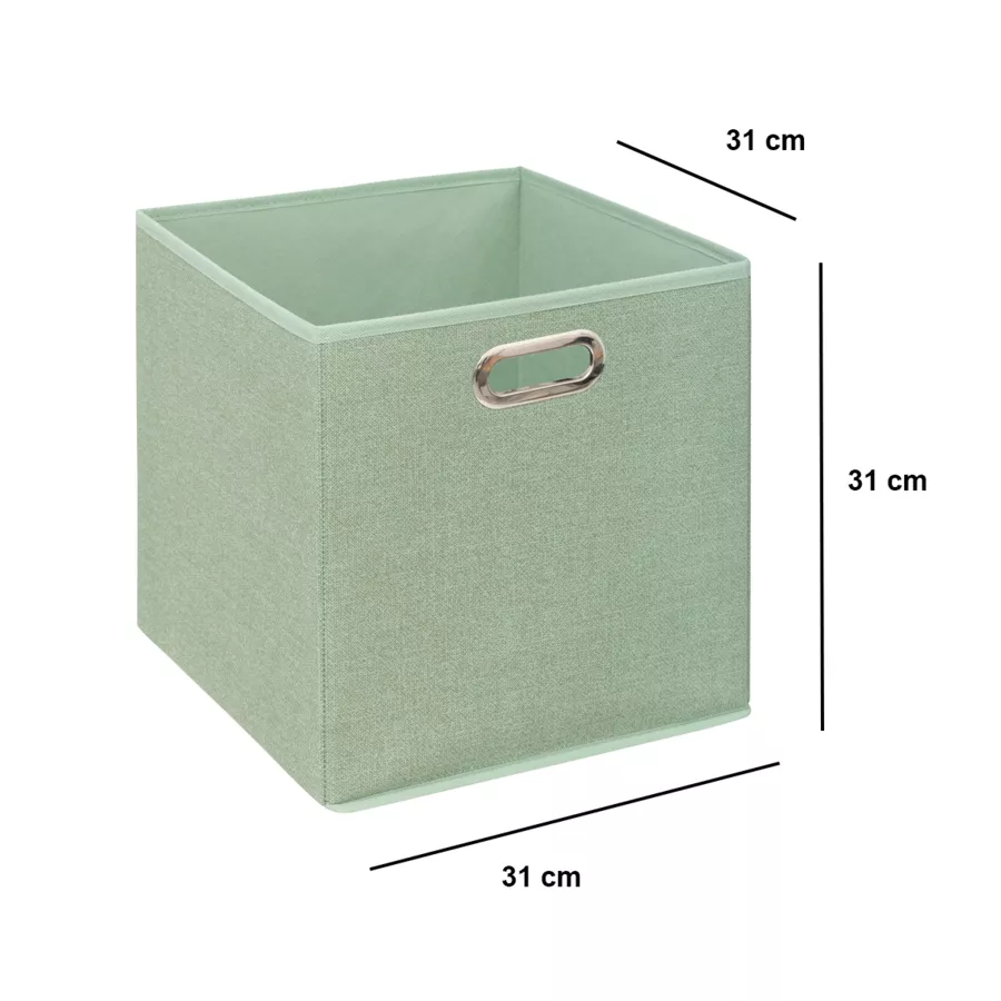 Eminza Panier De Rangement (31 X 31 Cm) Helena Vert Sauge