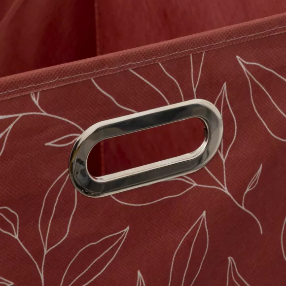 Eminza Panier De Rangement (31 X 31 X 31 Cm) Minimalist Rouge