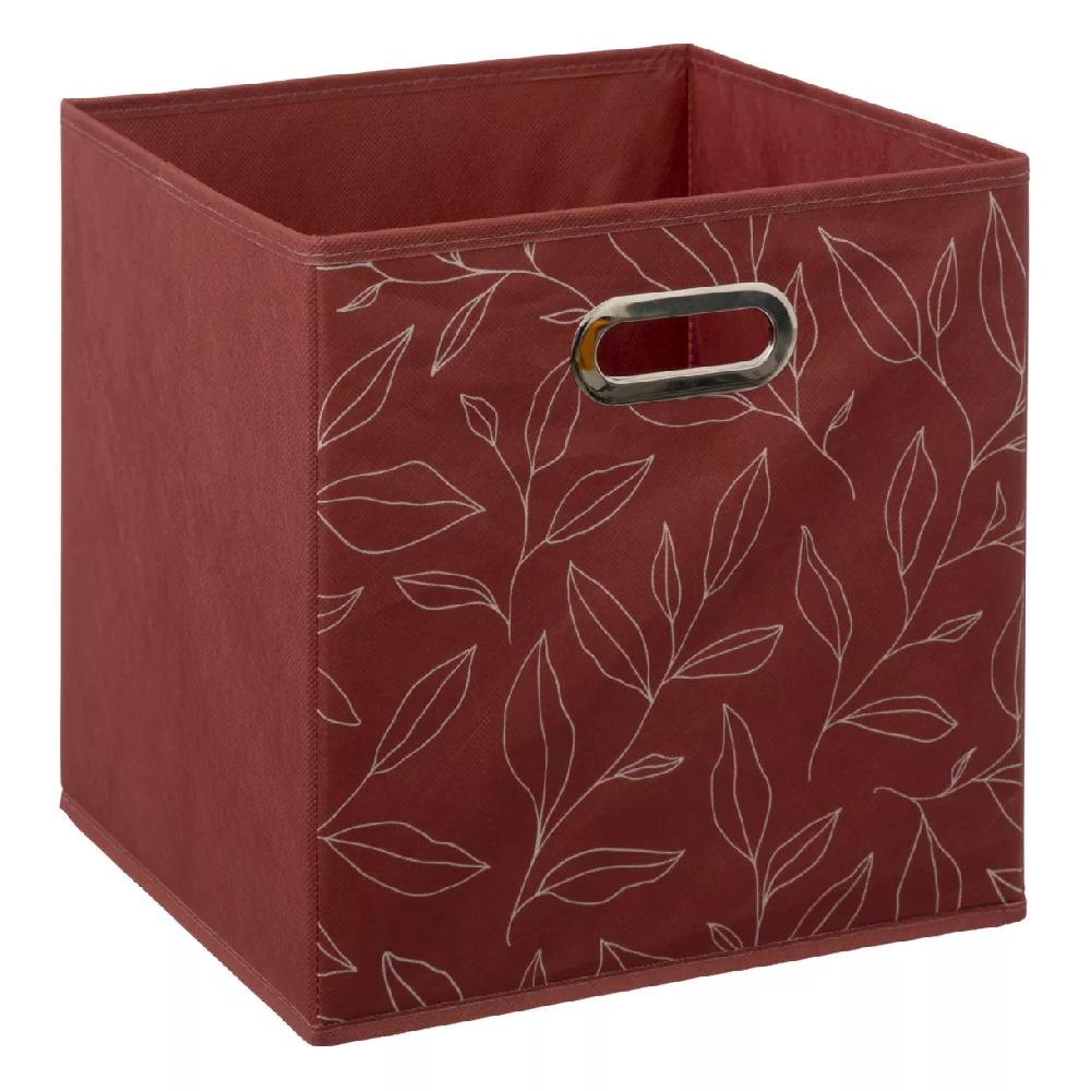 eminza Panier de rangement (31 x 31 x 31 cm) Minimalist Rouge
