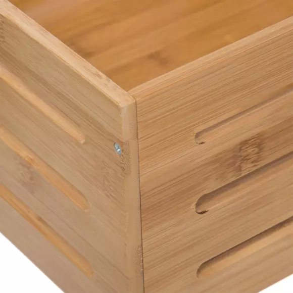 Eminza Panier De Rangement (31 X 31 X H15 Cm) Siao Naturel