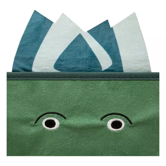 Eminza Panier De Rangement Enfant (29 X 29 Cm) Dino Vert