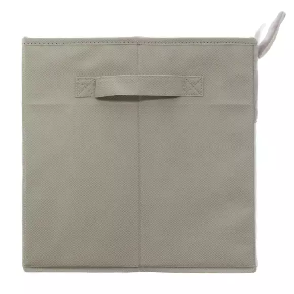 Eminza Panier De Rangement Enfant (29 X 29 Cm) Renard Gris