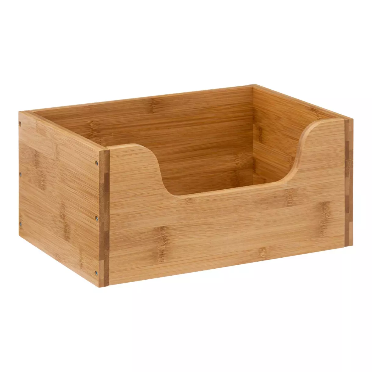 eminza Panier en bambou empilable (31 x 21 cm) Siao Naturel