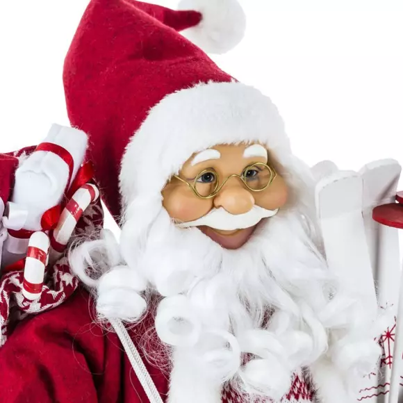 Eminza Père Noël Déco Traditionnel (H61 Cm) Florestan