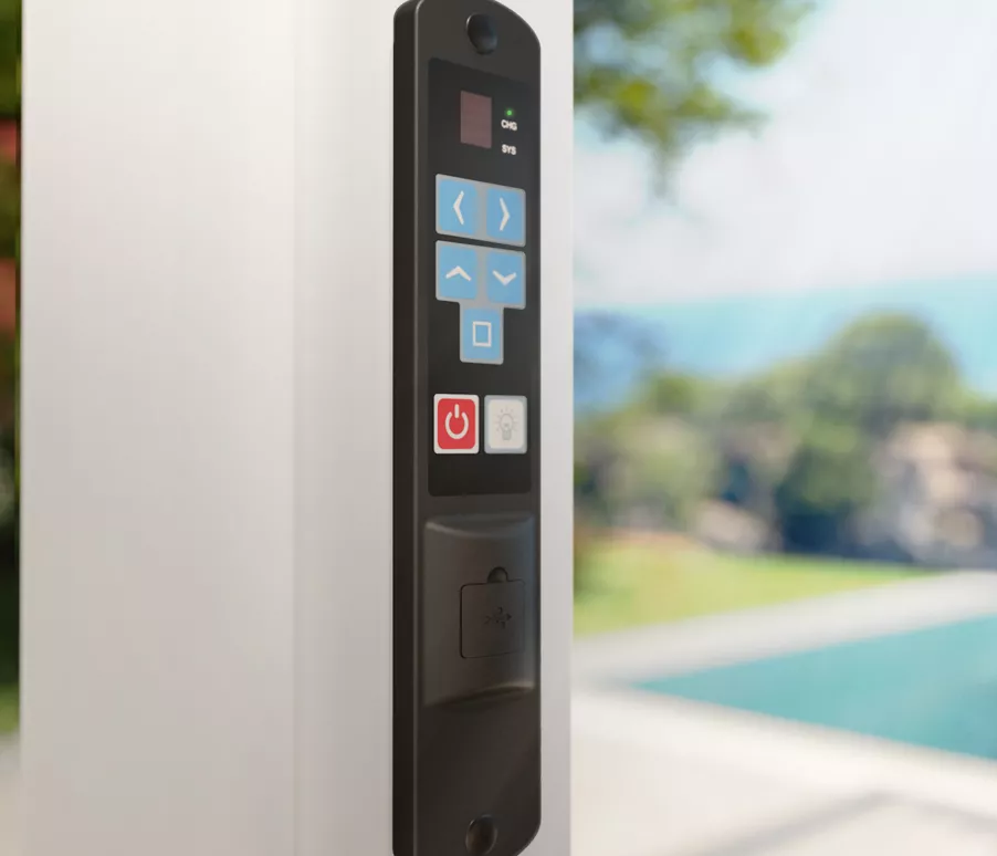 Eminza Pergola Bioclimatique Autoportée Motorisée Aluminium Et LED (3 X 6 M) Blanc