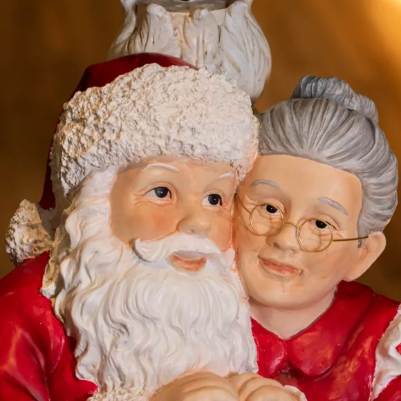 Eminza Pied De Sapin Géant (H97 Cm) Père Et Mère De Noël