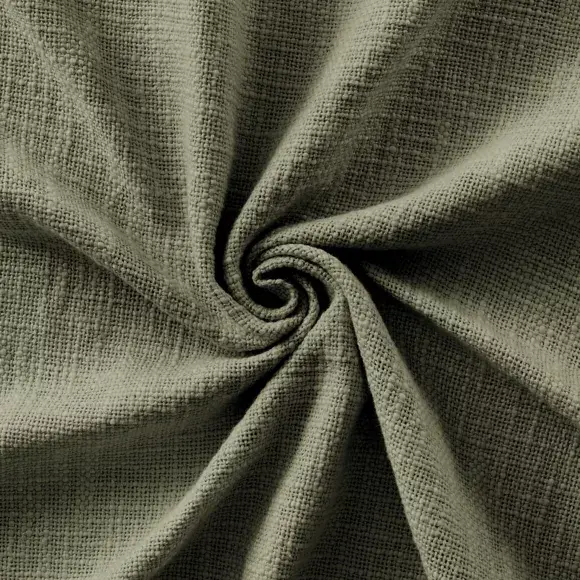 Eminza Plaid Coton (180 X 220 Cm) Sixtine Vert Romarin