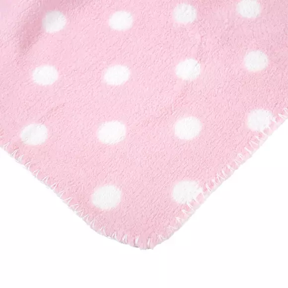 Eminza Plaid Enfant Doux (90 X 75 Cm) Et Peluche Licorne Rose