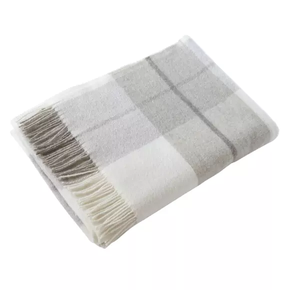 Eminza Plaid Laine Naturelle (140 X 200 Cm) Marius Beige