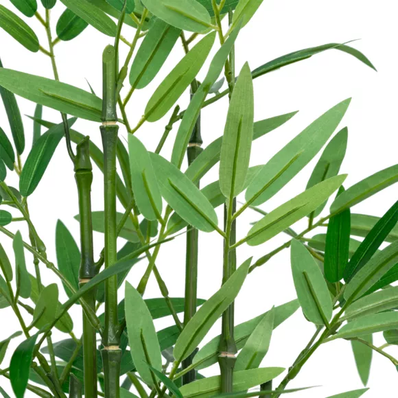 Eminza Plante Artificielle En Pot Tressé (H46 Cm) Bambou Ly