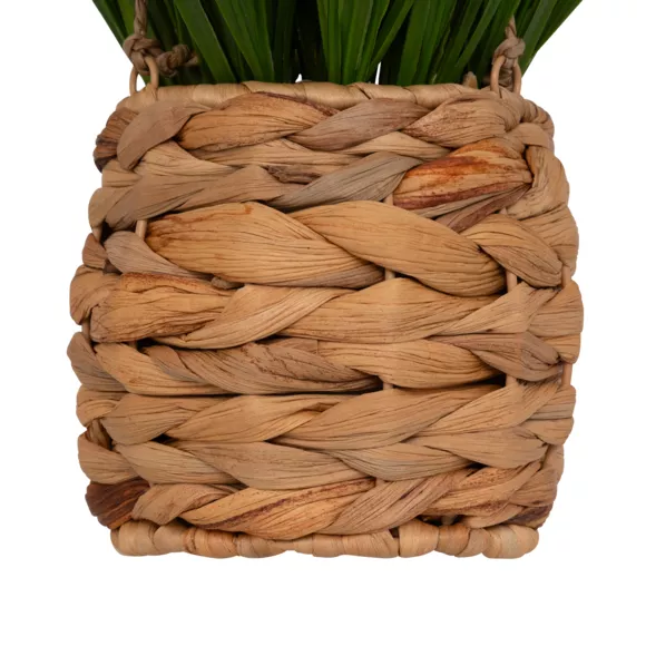 Eminza Plante Artificielle Suspendue Dans Pot Tressé (H27 Cm) Moda Costa