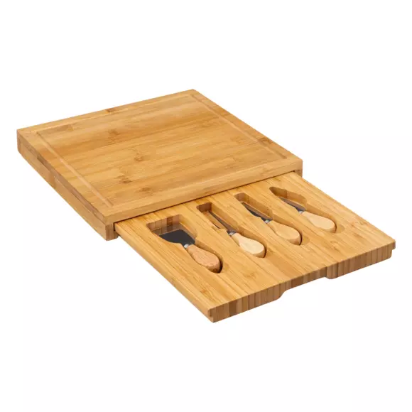 Eminza Plateau De Fromage Bambou (30 X 30 Cm) Siao Naturel