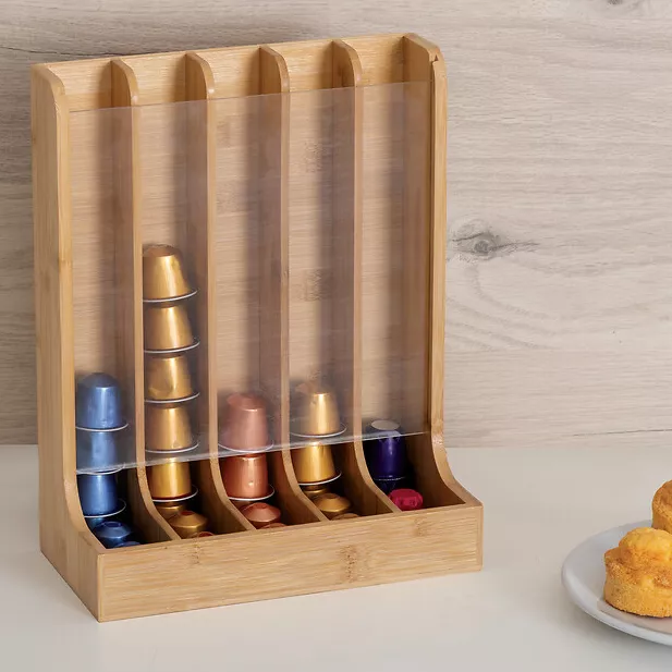 eminza Porte capsule Nespresso bambou (H29 cm) Noé Naturel