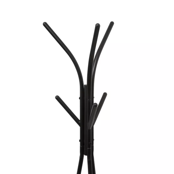 Eminza Porte-manteau Métal Et Bois (175 Cm) Jano Noir