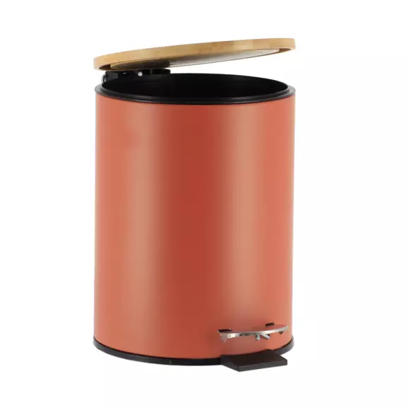 Eminza Poubelle à Pédale Avec Frein De Chute Timeless Terracotta