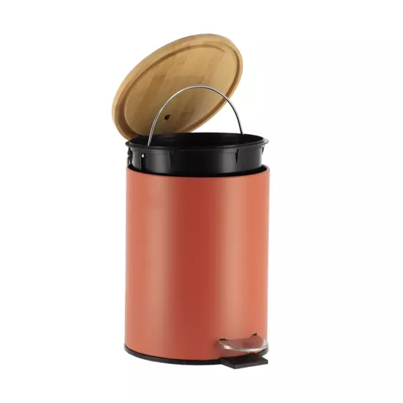 Eminza Poubelle à Pédale Avec Frein De Chute Timeless Terracotta