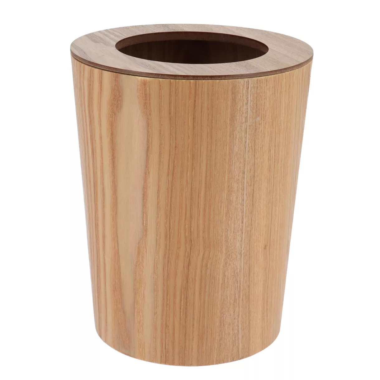 eminza Poubelle salle de bain façon chêne Scandi Beige eminza Poubelle salle de bain façon chêne Scandi Beige