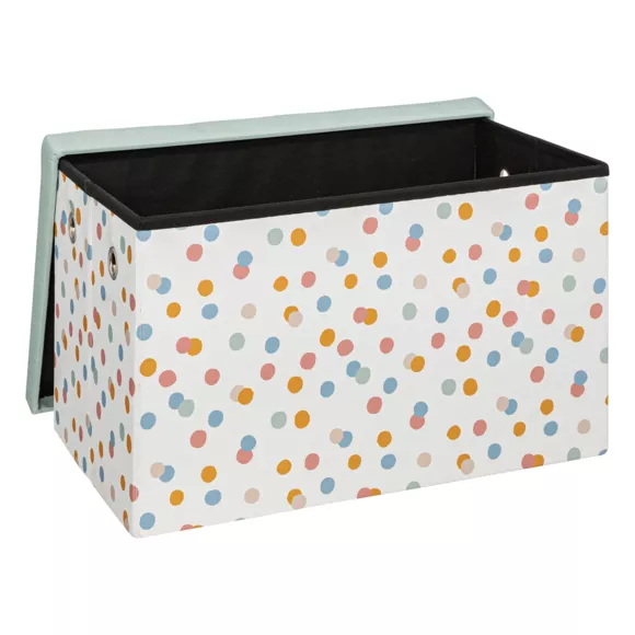 Eminza Pouf Coffre Pliable Enfant (57 X 36 Cm) Enio Multicolore