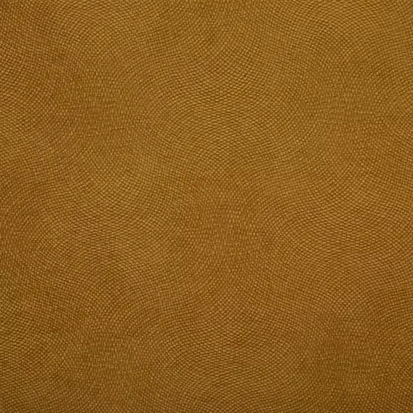 Eminza Pouf De Rangement Double Lilou Jaune Moutarde