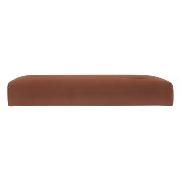 Eminza Pouf Pliable Simple Velours ( 38 X 38 Cm) Tess Ambre
