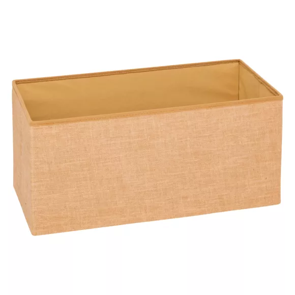 Eminza Pouf Pliant Double En Toile De Jute (76 X 31 X 31 Cm) Smart Naturel