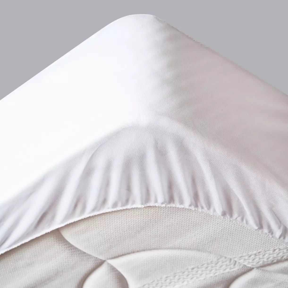 eminza Protège-matelas imperméable (140 x 190 cm) Tricia Blanc