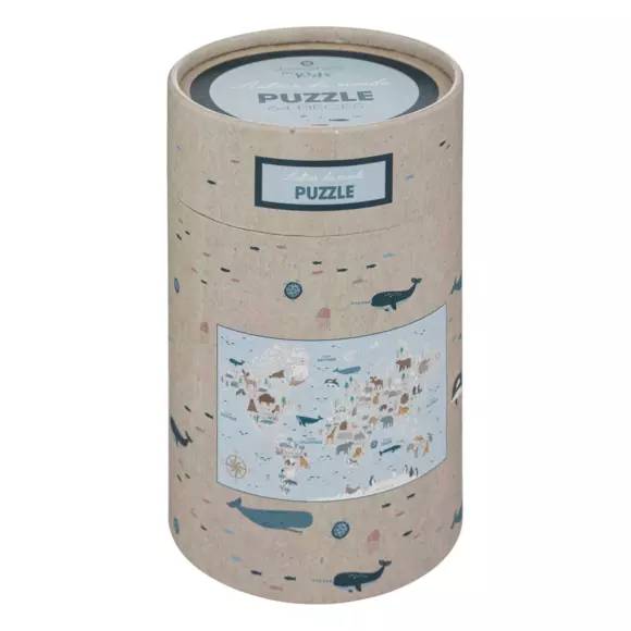Eminza Puzzle Enfant 64 Pièces Autour Du Monde Multicolore
