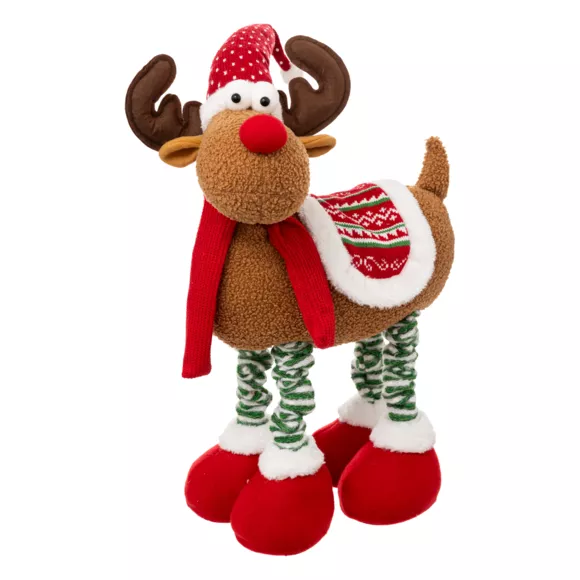 Eminza Renne De Noël (H103 Cm) Georges Et Jambes Téléscopiques