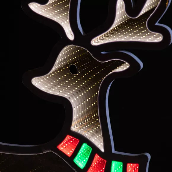 Eminza Renne Lumineux 363 LED (H85 Cm) Infinity Blanc Froid/multicolore