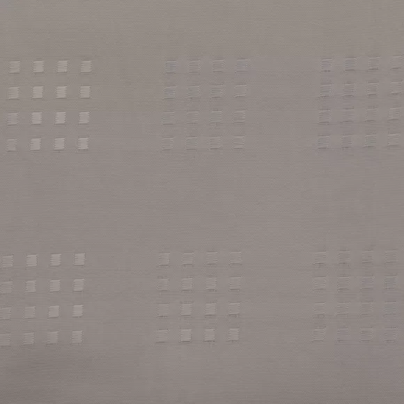 Eminza Rideau De Douche Avec œillets Integrés (180 X 200 Cm) Carrés Taupe