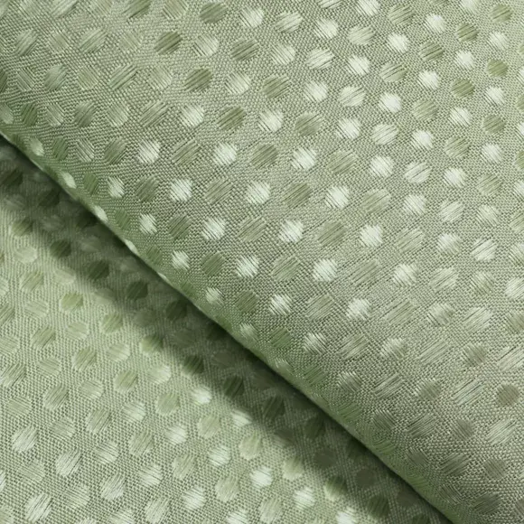 Eminza Rideau De Douche Effet Tissé à Anneaux (180 X 200 Cm) Quartz Vert Sauge