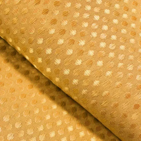 Eminza Rideau De Douche Effet Tissé à Anneaux (180 X 200 Cm) Quartz Jaune Ocre