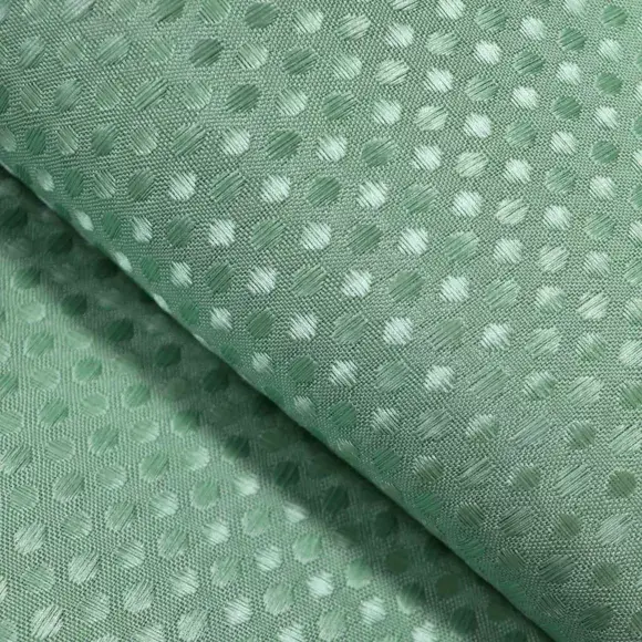 Eminza Rideau De Douche Effet Tissé à Anneaux (180 X 200 Cm) Quartz Vert Tilleul