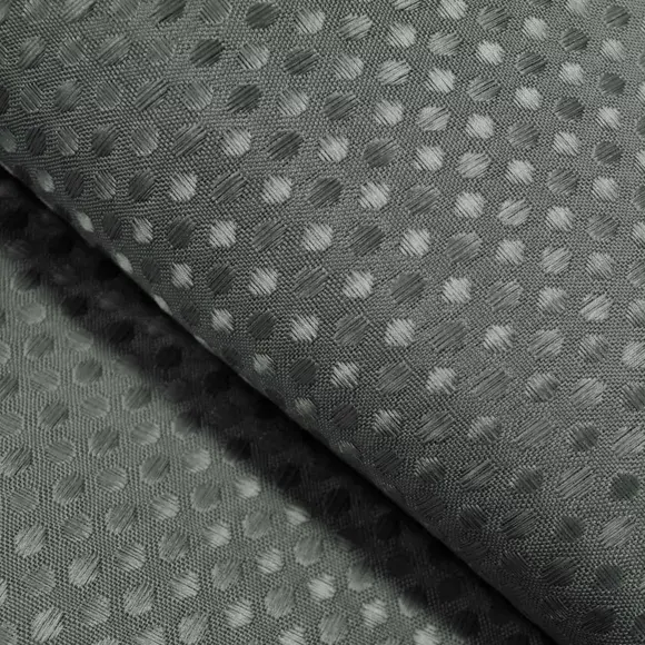 Eminza Rideau De Douche Effet Tissé à Anneaux (180 X 200 Cm) Quartz Gris Anthracite