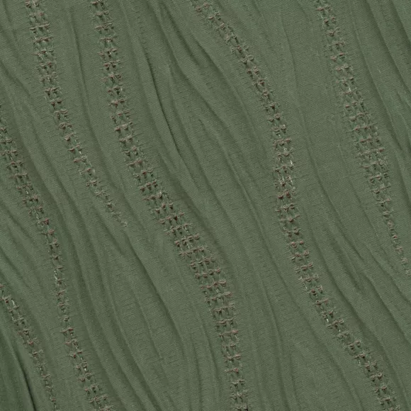 Eminza Rideau Effet Plissé (135 X 260 Cm) Maely Vert Kaki