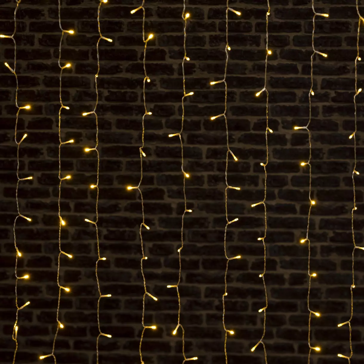 eminza Rideau lumineux H2 m L4 m 800 LED Blanc chaud