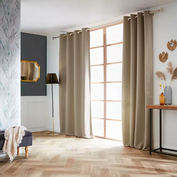 Eminza Rideau Obscurcissant (140 X 260 Cm) Dark Taupe