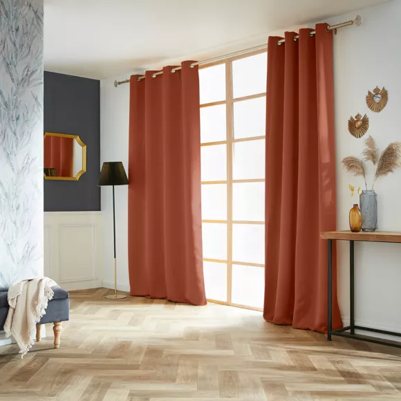 Eminza Rideau Obscurcissant (140 X 260 Cm) Dark Terracotta