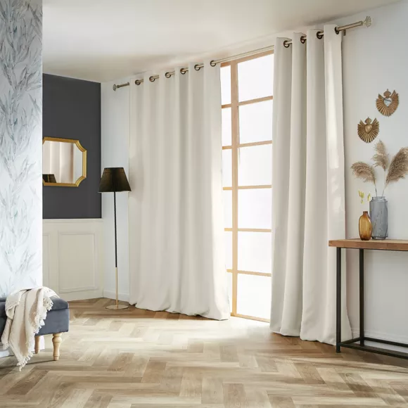 Eminza Rideau Obscurcissant (180 X 260 Cm) Dark Beige Pampa