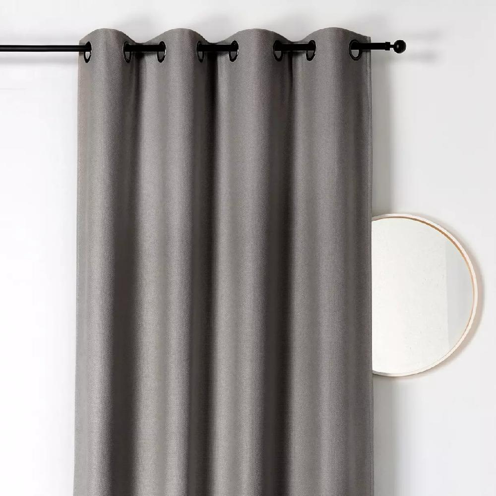 eminza Rideau obscurcissant isolant (140 x 280 cm) Boréal Gris clair