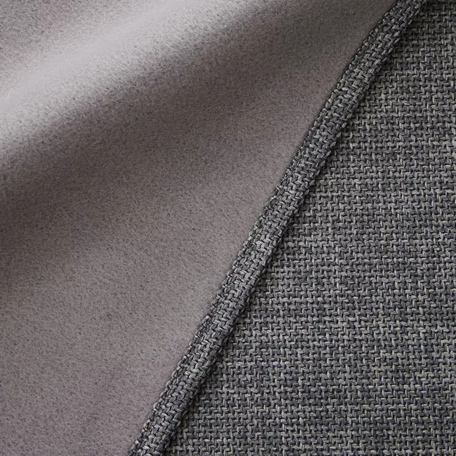 Eminza Rideau Obscurcissant Thermique (140 X 180 Cm) Alba Gris Anthracite